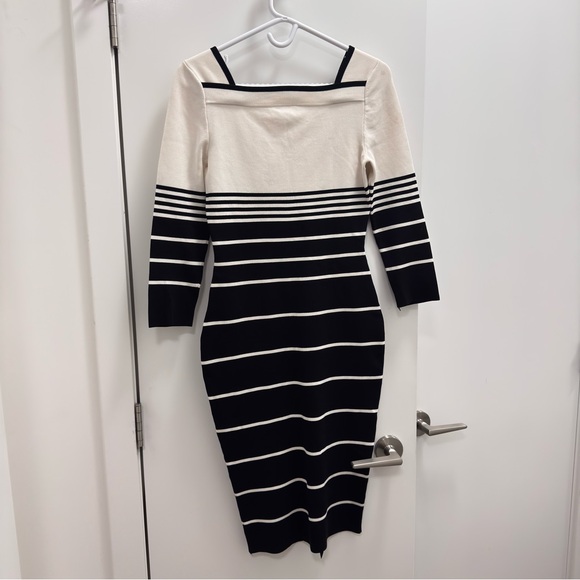 Vero Moda Dresses & Skirts - Vero Moda Black and White Striped Dress size M